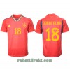 Spania Jordi Alba 18 Hjemme VM 2022 - Herre Fotballdrakt